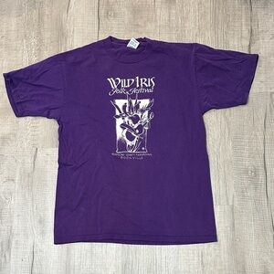 Vintage Wild Iris Folk Festival T-Shirt